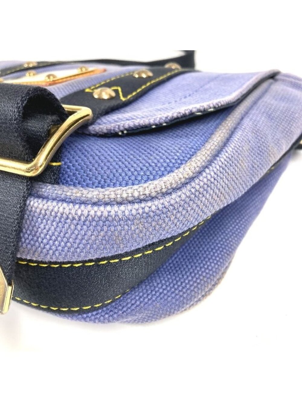 Louis Vuitton Shoulder Bag Besace PM Canvas Blue - Picture 6 of 9